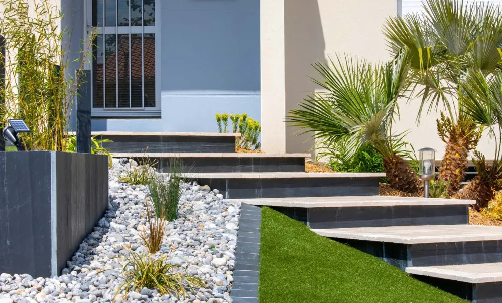 Aménagement extérieur à Pavilly